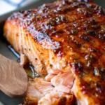 Baked Salmon with Maple Mustard Glaze