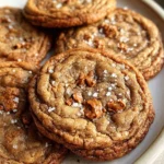 Brown Butter Coffee Toffee Cookies