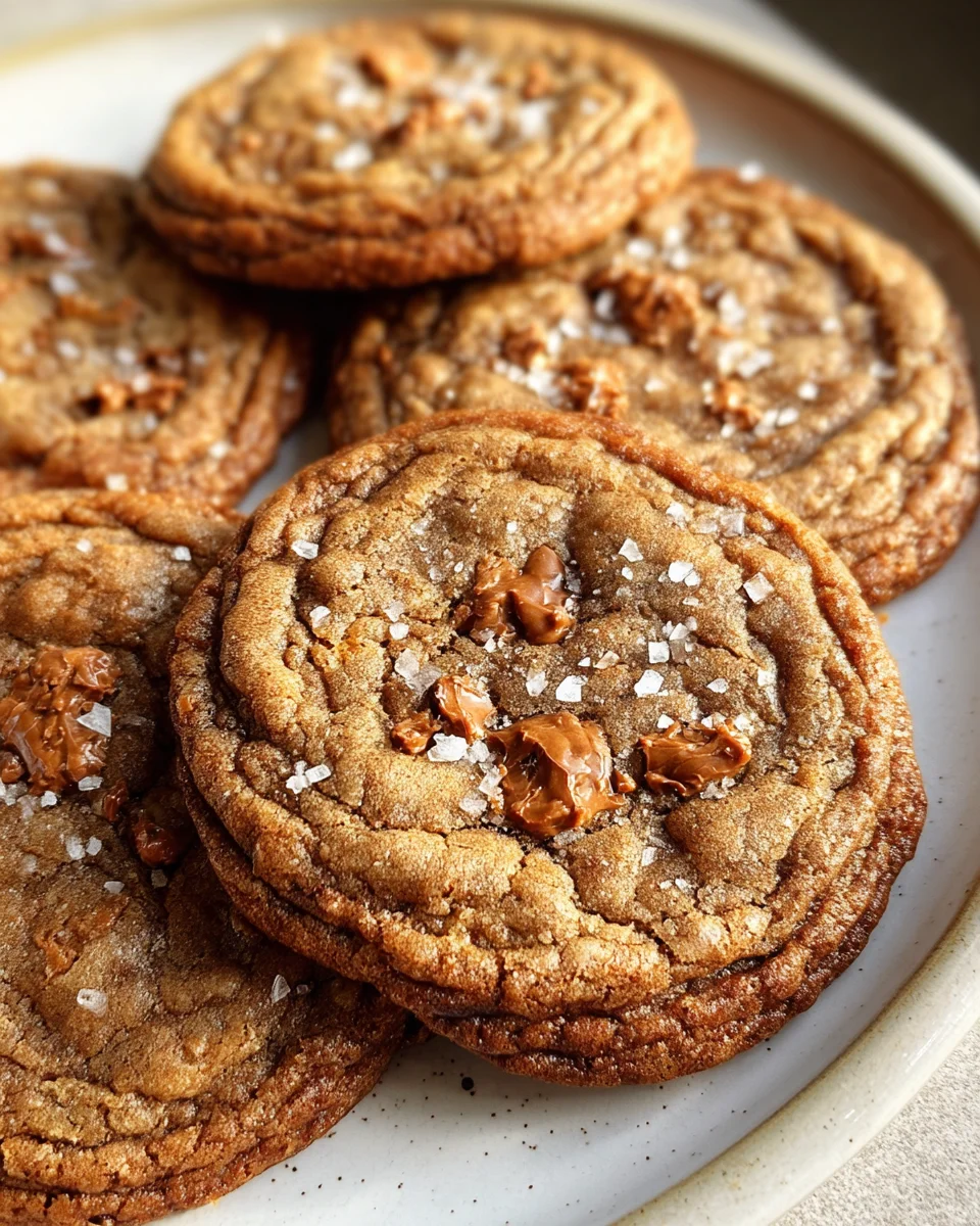 Brown Butter Coffee Toffee Cookies