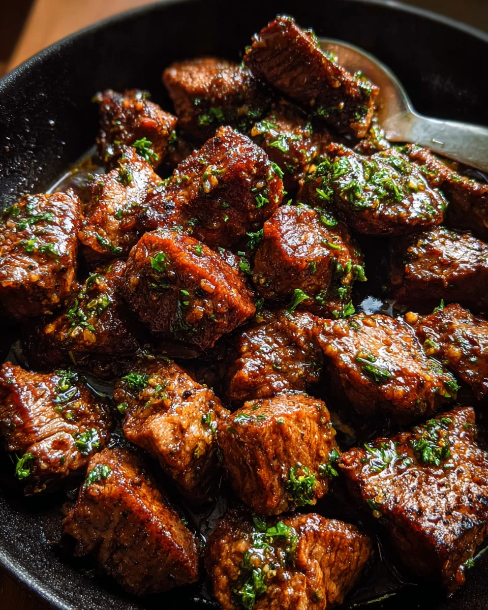 Cajun Garlic Butter Steak Bites