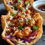 Chicken Wonton Tacos