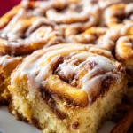 Cinnamon Roll Cake Delight