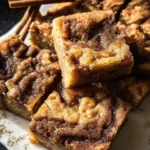 Cinnamon Swirl Snickerdoodle Blondies