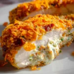 Cream Cheese and Bacon Stuffed Doritos Chicken