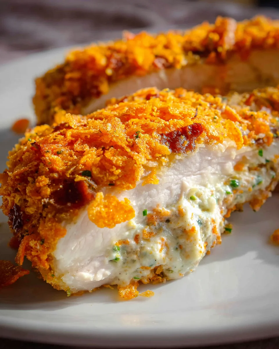 Cream Cheese and Bacon Stuffed Doritos Chicken 20 Cream Cheese and Bacon Stuffed Doritos Chicken