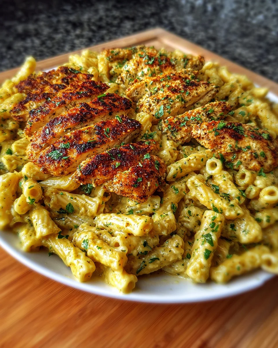 Creamy Garlic Parmesan Chicken Pasta