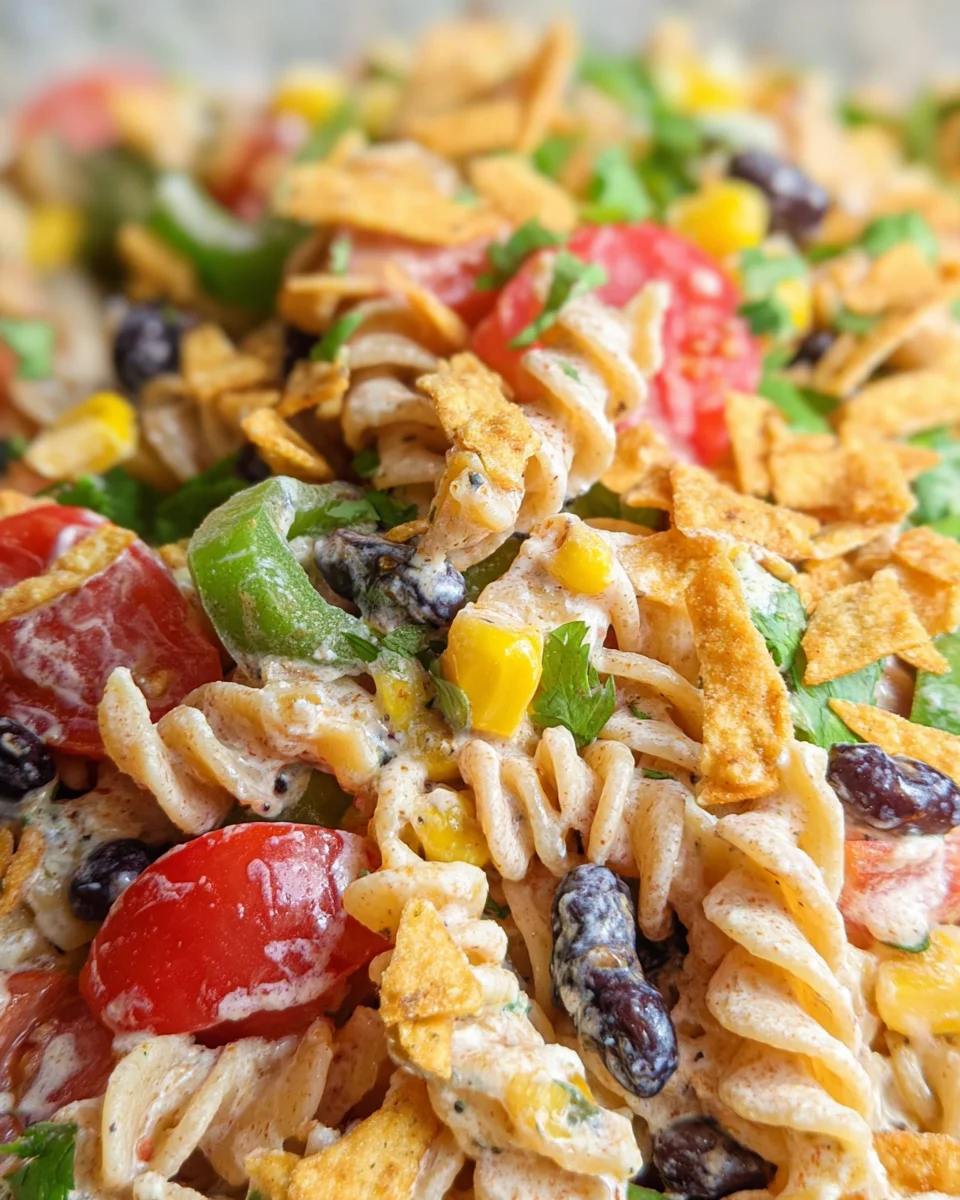 Creamy Ranch Taco Pasta Salad