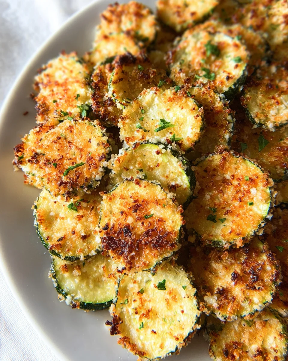 Crispy Baked Zucchini Chips