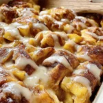 Crock Pot Apple Cinnamon Roll Casserole