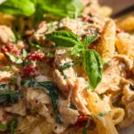 Crock Pot Creamy Chicken Pasta