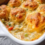Easy Chicken Cobbler Dinner Casserole