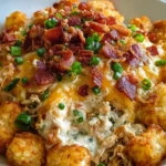 Easy Chicken Ranch Tater Tot Casserole