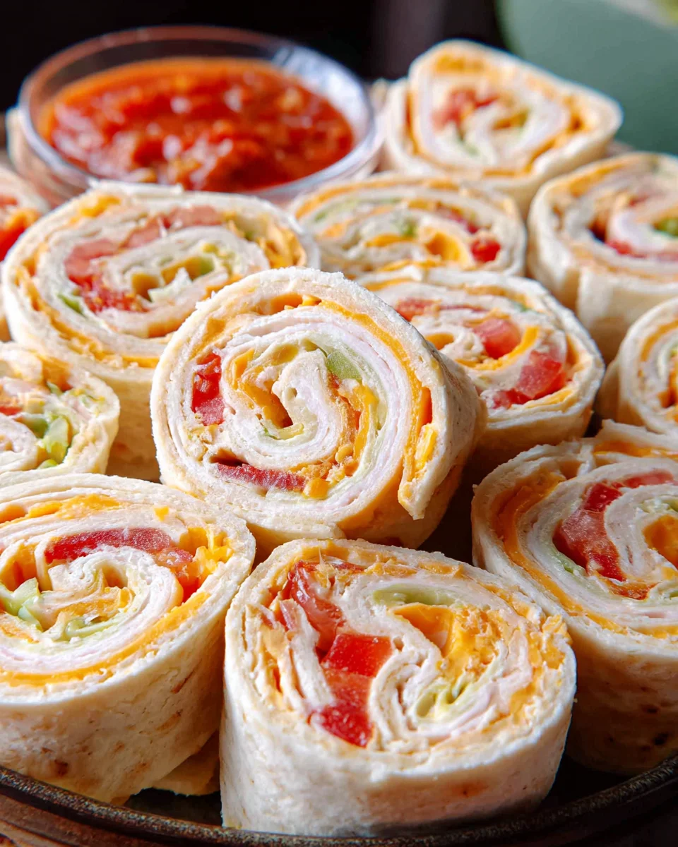 Easy Fiesta Roll Ups (Mexican Pinwheels)