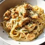 Easy Garlic Chicken Pasta