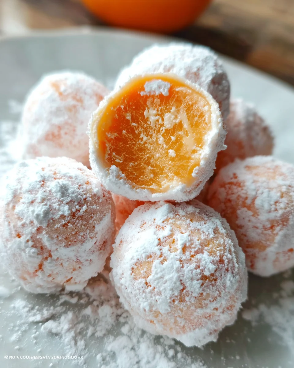 Easy Orange Creamsicle Truffles