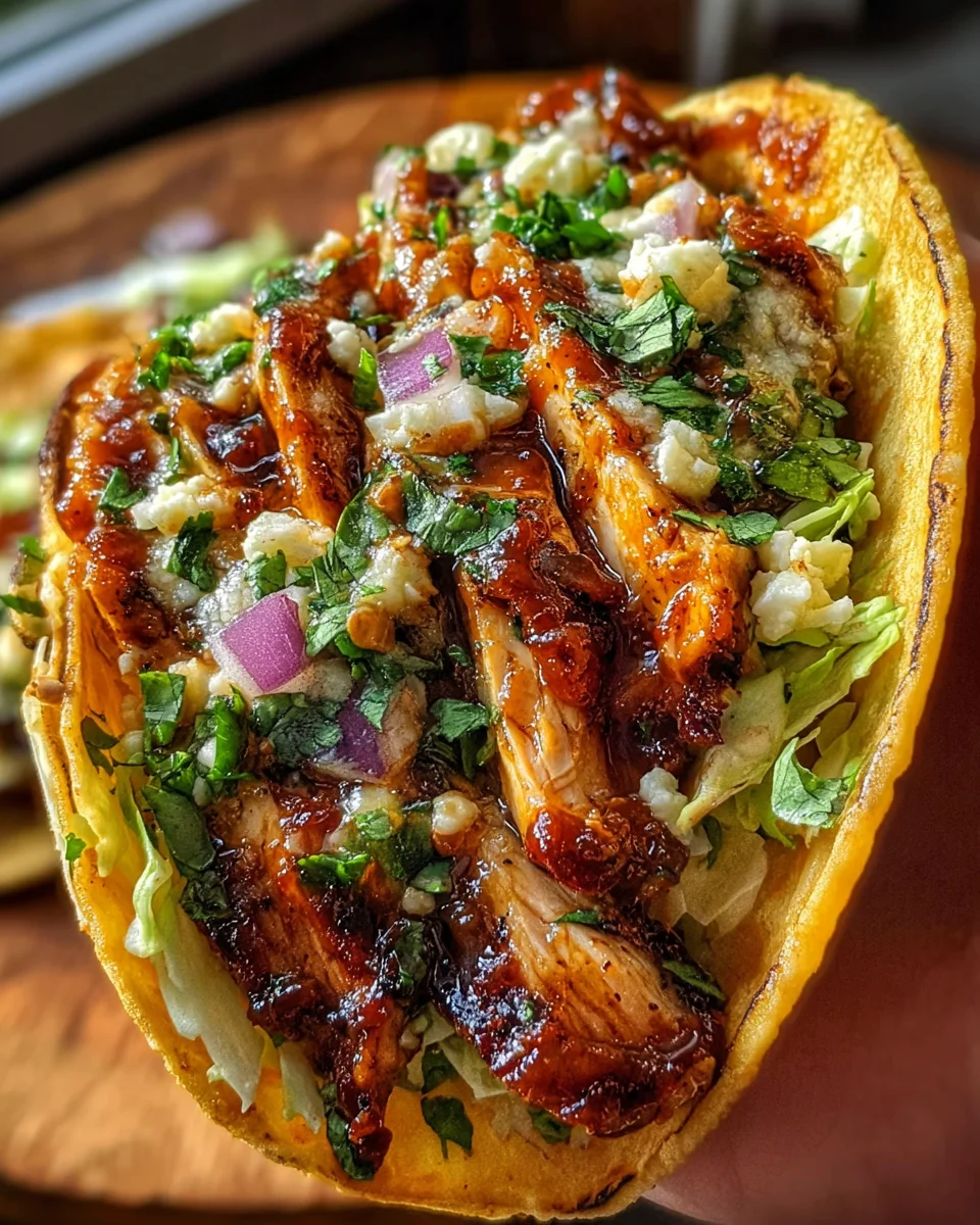 Garlic Butter Honey BBQ Chicken Tacos 31 Garlic Butter Honey BBQ Chicken Tacos