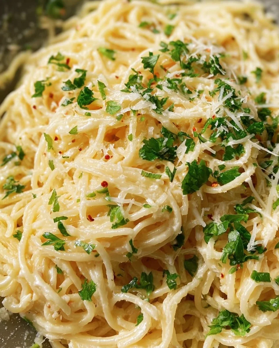 Garlic Parmesan Pasta (One Pot)