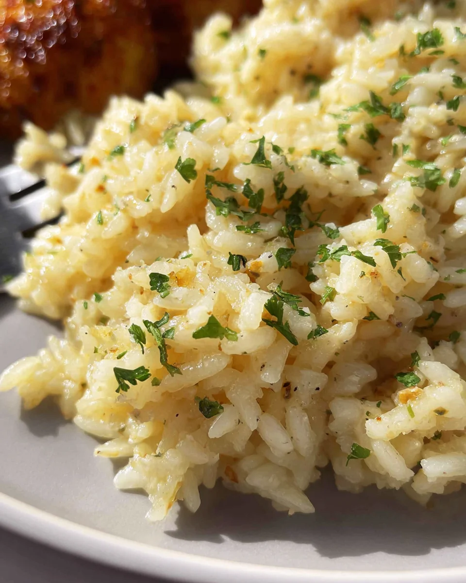 Garlic Parmesan Rice