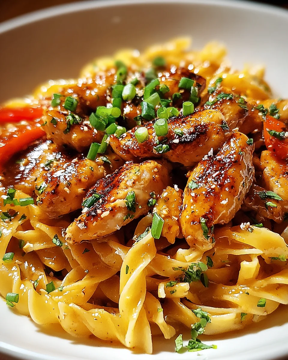 Honey Pepper Chicken Pasta