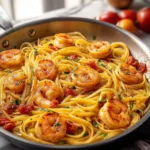 Jamaican Shrimp Pasta