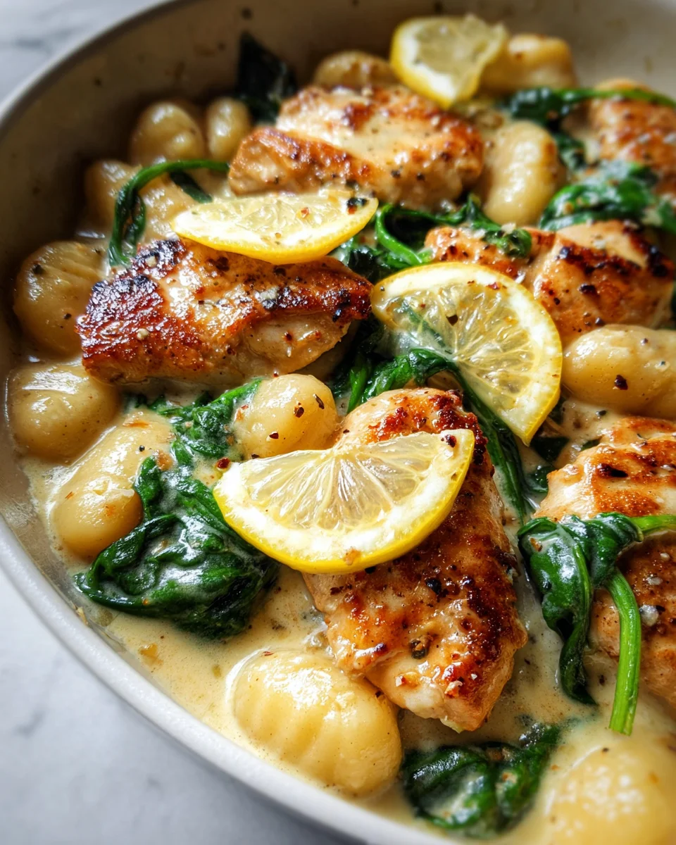 Lemon Chicken Gnocchi