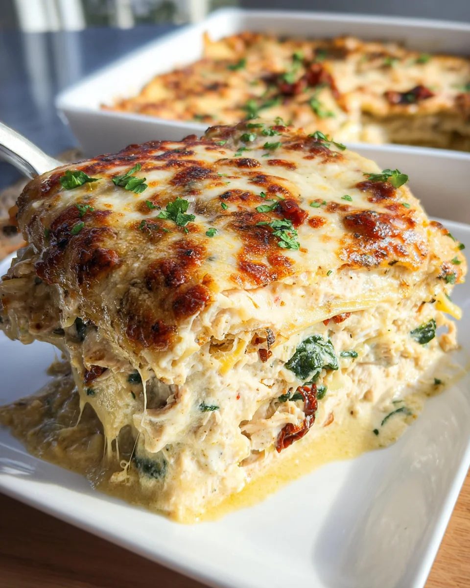 Marry Me Chicken Lasagna