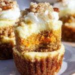 Mini Carrot Cake Cheesecakes