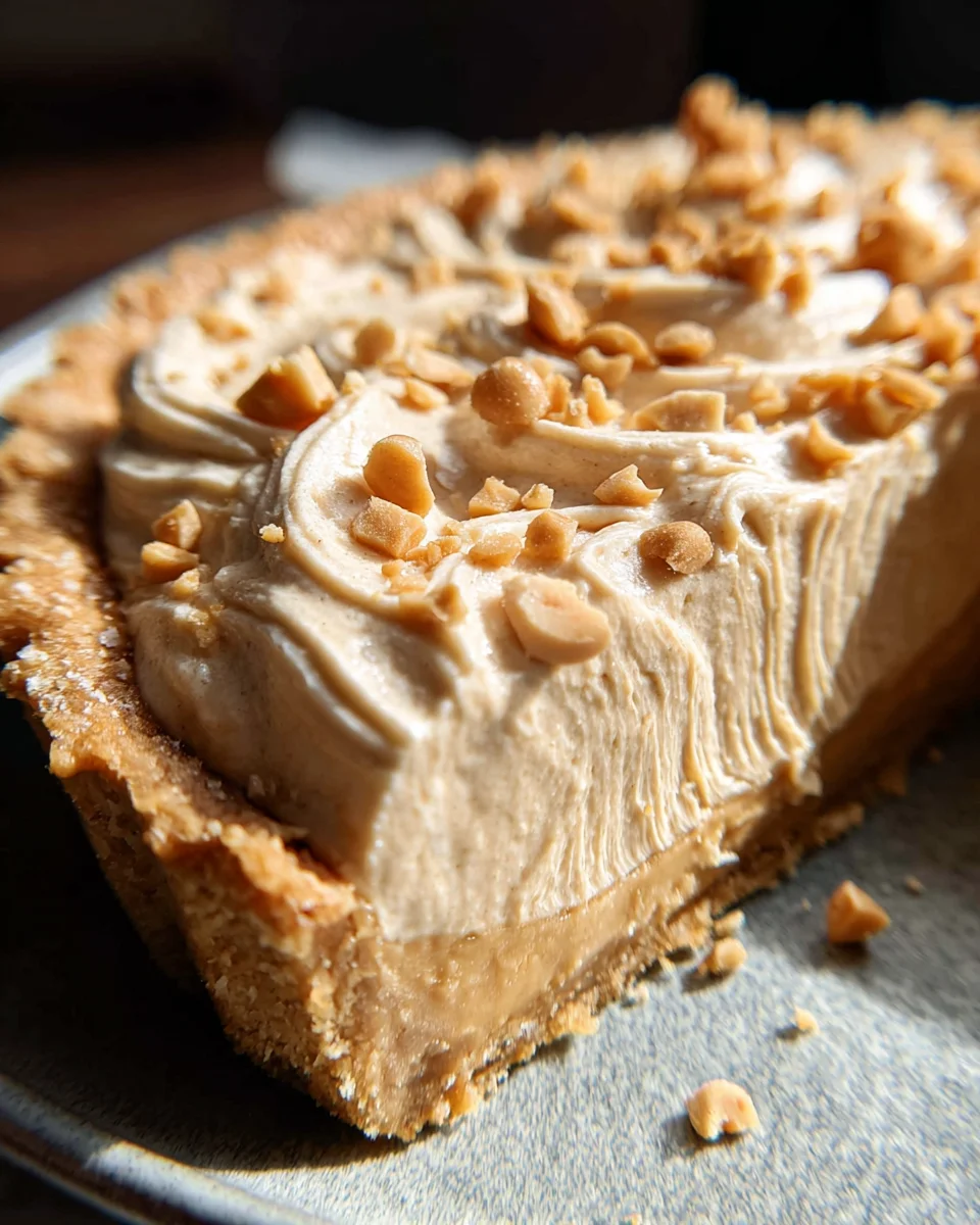 Old Fashioned Peanut Butter Pie