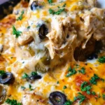 One Pan Sour Cream Chicken Enchilada Skillet