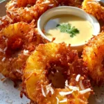 Rum-Soaked Fried Pineapple