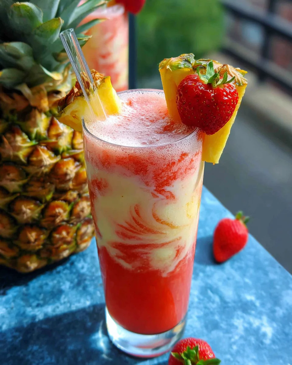 Strawberry Colada Splash