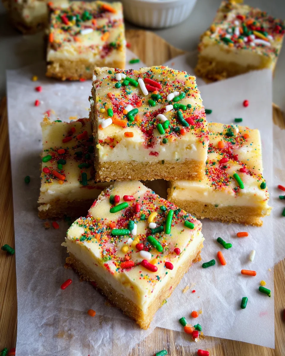 Sugar Cookie Cheesecake Bars 19 Sugar