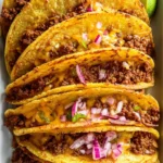 Tacos Dorados with Ground Beef