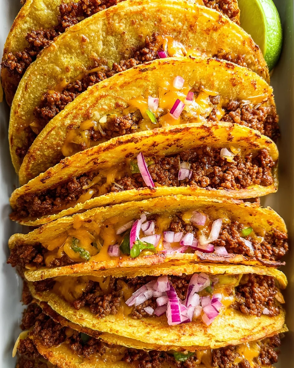 Tacos Dorados with Ground Beef