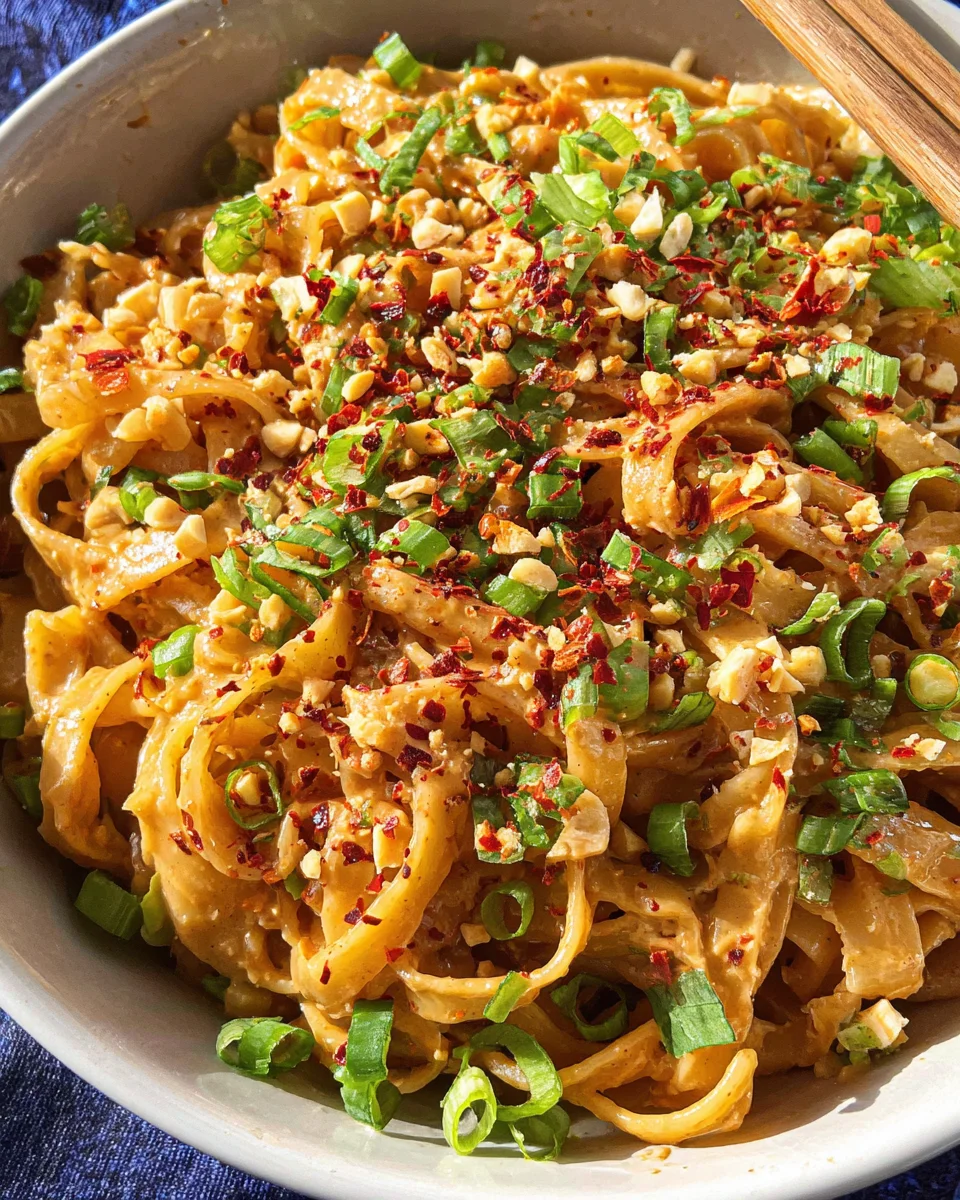 Thai Peanut Noodles Recipe