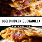 BBQ Chicken Quesadilla 18 Pinterest Hidden Image