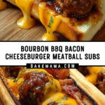 Bourbon BBQ Bacon Cheeseburger Meatball Subs 26 Pinterest Hidden Image