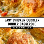 Easy Chicken Cobbler Dinner Casserole 21 Pinterest Hidden Image