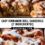 Easy Cinnamon Roll Casserole (7 ingredients!) 18 Pinterest Hidden Image