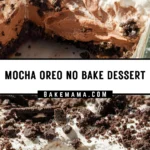 Mocha Oreo No Bake Dessert 18 Pinterest Hidden Image
