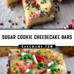 Sugar Cookie Cheesecake Bars 18 Pinterest Hidden Image