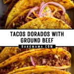Tacos Dorados with Ground Beef 16 Pinterest Hidden Image