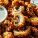 Air Fryer Ranch Mushrooms