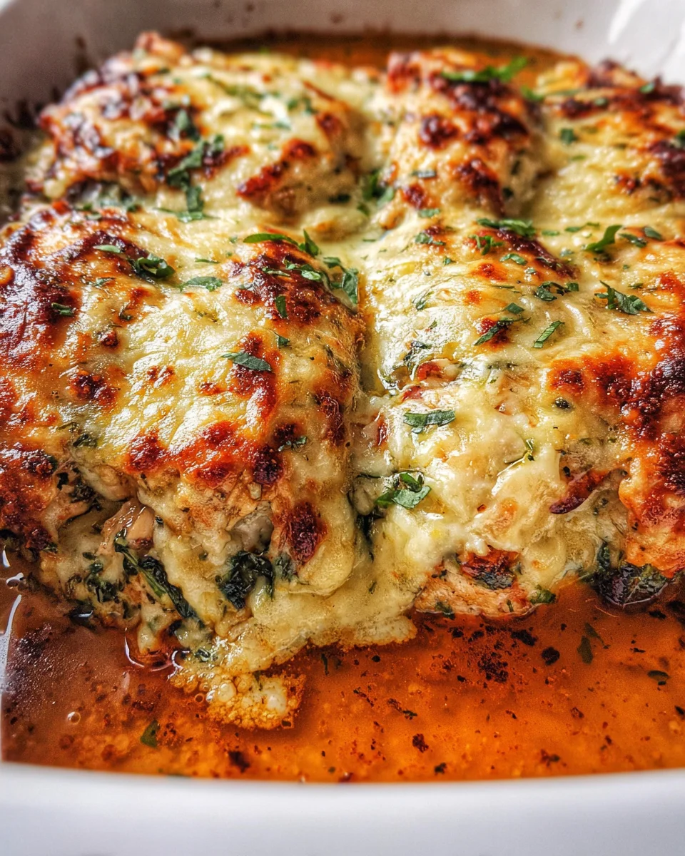 Chicken and Spinach Casserole with Cream Cheese 20 Chicken