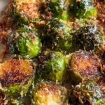 Crispy Parmesan-Crusted Roasted Brussels Sprouts