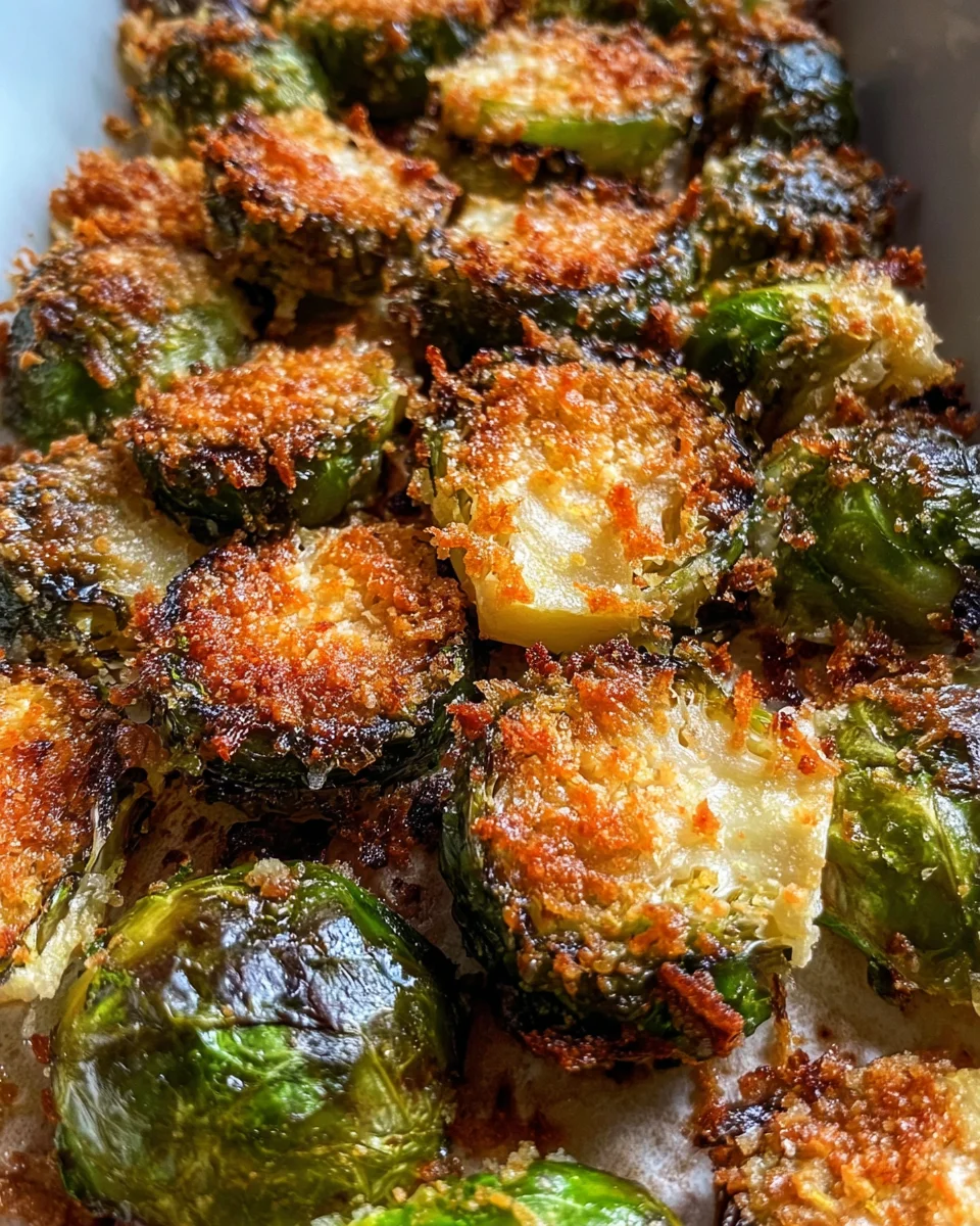 Crispy Parmesan-Crusted Roasted Brussels Sprouts 22 Crispy