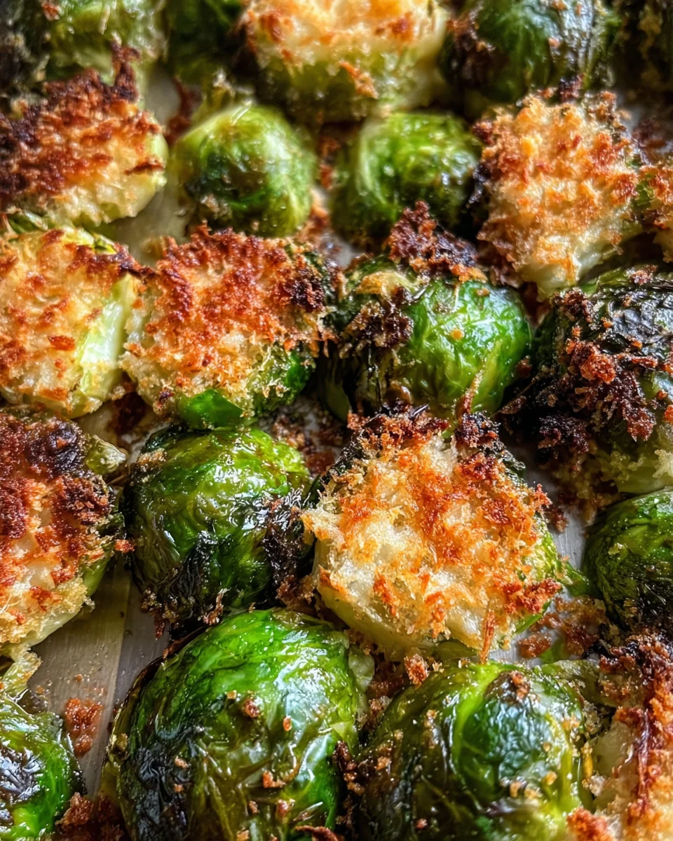 Crispy Parmesan-Crusted Roasted Brussels Sprouts 23 Crispy
