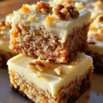 Decadent Carrot Cake Bars with Cream Cheese Frosting