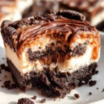 Fudge Swirled Oreo Bottom Cheesecake Cupcakes