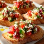 Garden Fresh Mediterranean Bruschetta